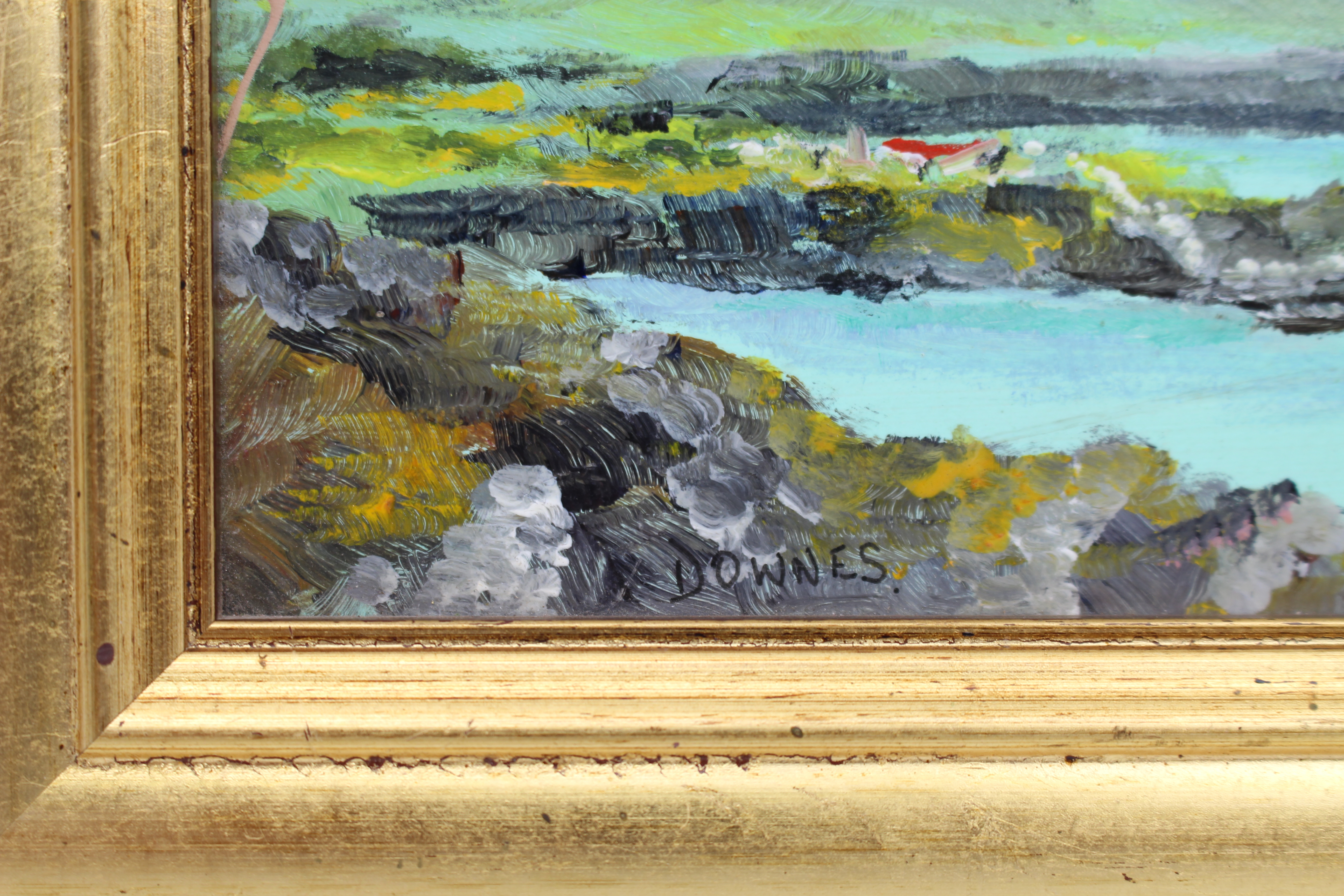 Irish Landscape by Michael F. Downes Oil on Board - Image 2 of 4