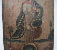 Fine 17th century Religious Painting Oil on Board
