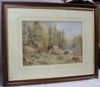 19th c. North American Landscape Watercolour