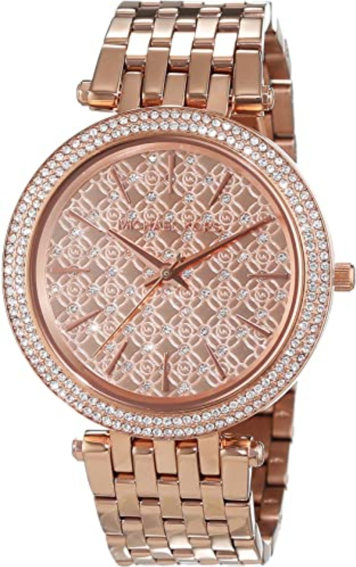 Michael Kors MK3399 Darci Rose Gold Crystal Bezel Ladies Watch - Image 2 of 8
