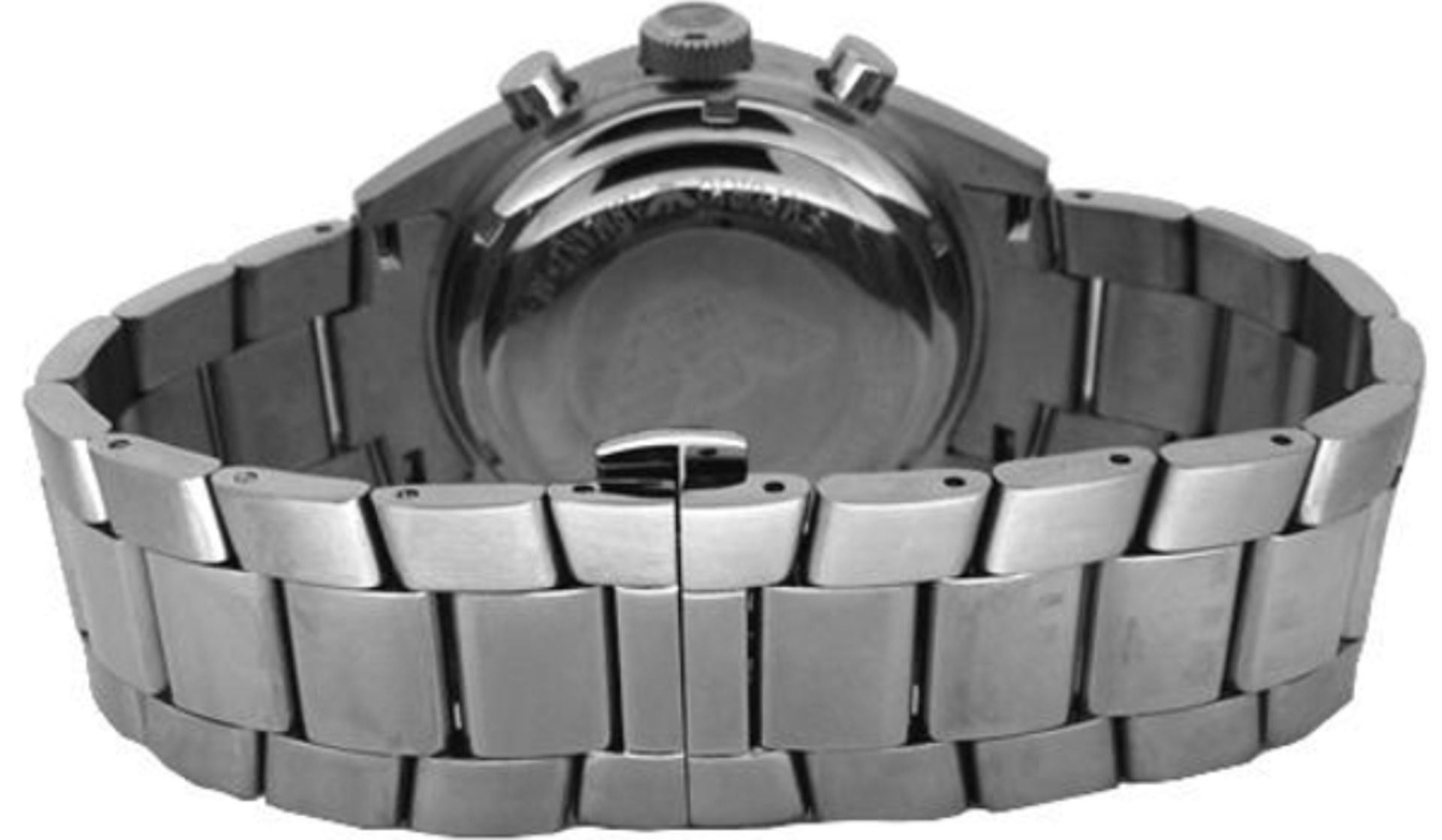 Emporio Armani AR0585 Men's Classic Silver Bracelet Chronograph Watch - Image 5 of 8