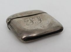 Edwardian Solid Silver Vesta Case