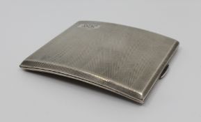 Solid Silver Cigarette Case by Smith & Bartlam 1934