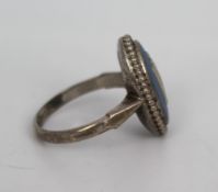 Wedgwood Cameo Jasperware Silver Ring