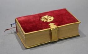 Fine 19th c. Velvet & Ormolu Bound The Missal For Use of the Laity Charles Dolman, London 1850