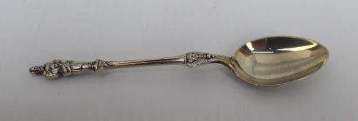 Cased Set of 12 Apostle Spoons by Charles Wilkes 1914