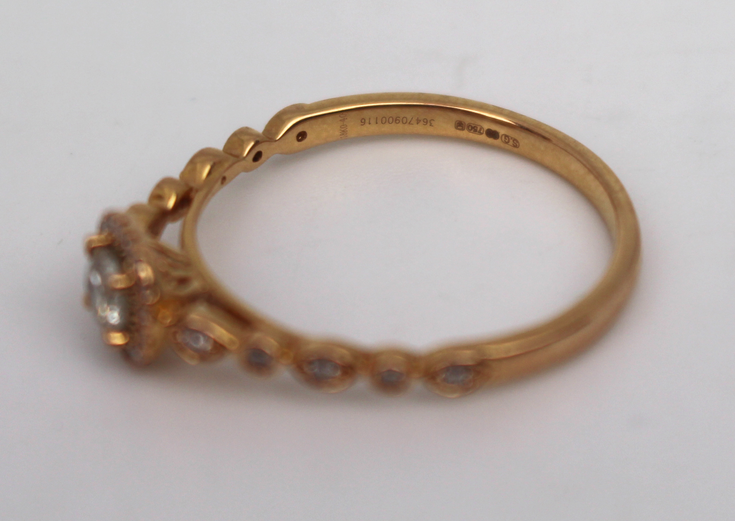 Diamond 18ct Rose Gold Ring - Image 2 of 4