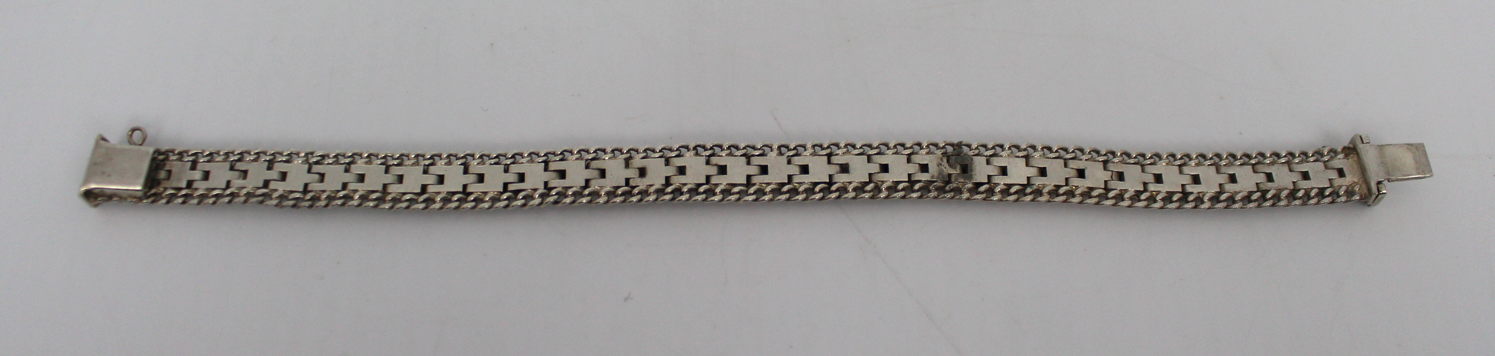 Silver 7 1/2 inch Bracelet - Image 2 of 2