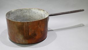 Very Large English Georgian Copper Saucepan