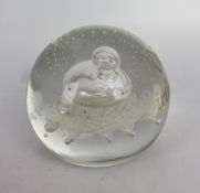 Vintage Glass 100th Birthday Paperweight