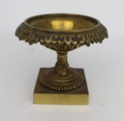 Antique Brass Footed Dish