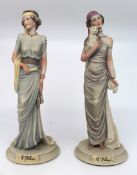 Pair of Art Deco Style Vintage Figurines