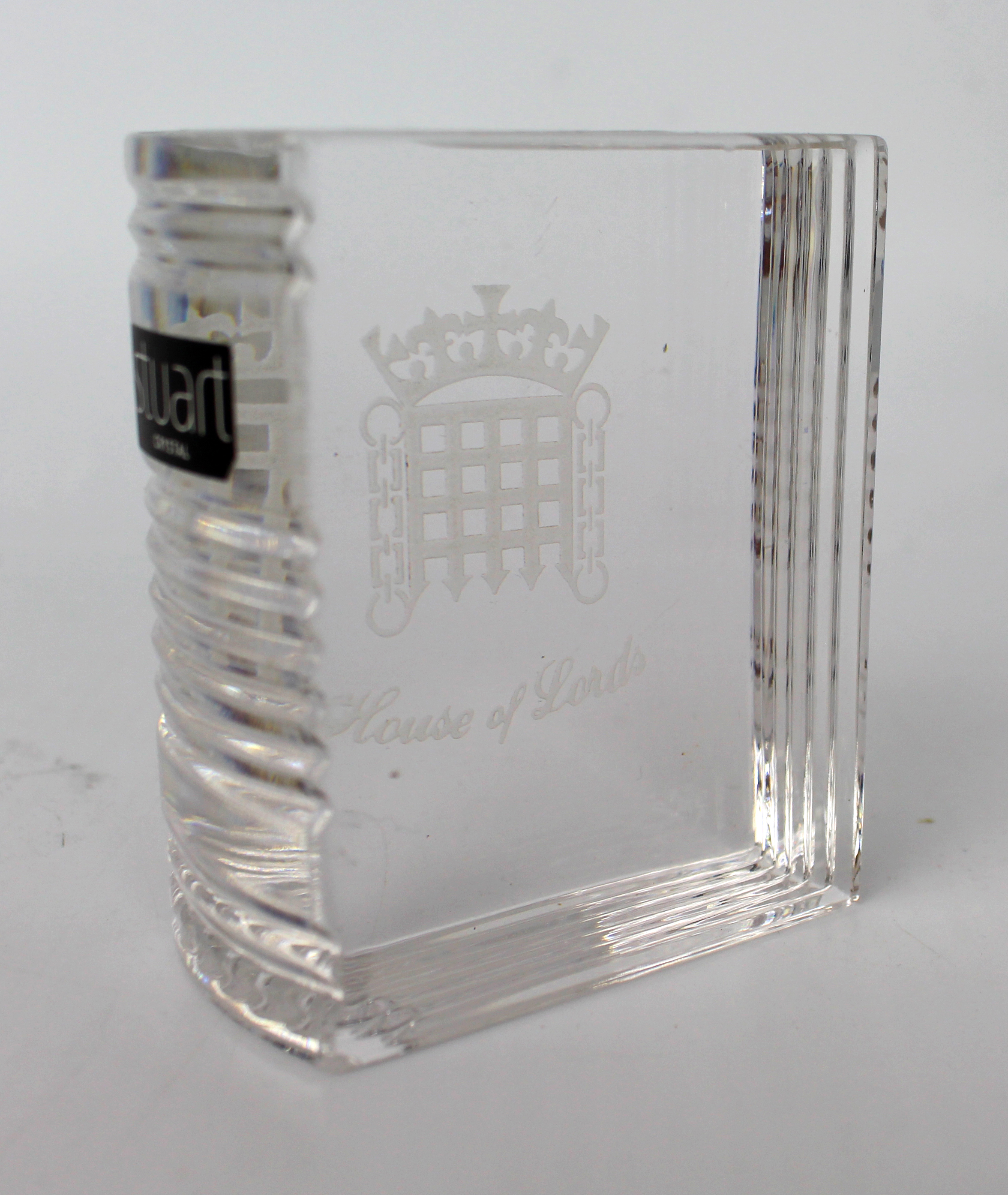 Stuart Crystal House of Lords Paperweight - Image 2 of 3