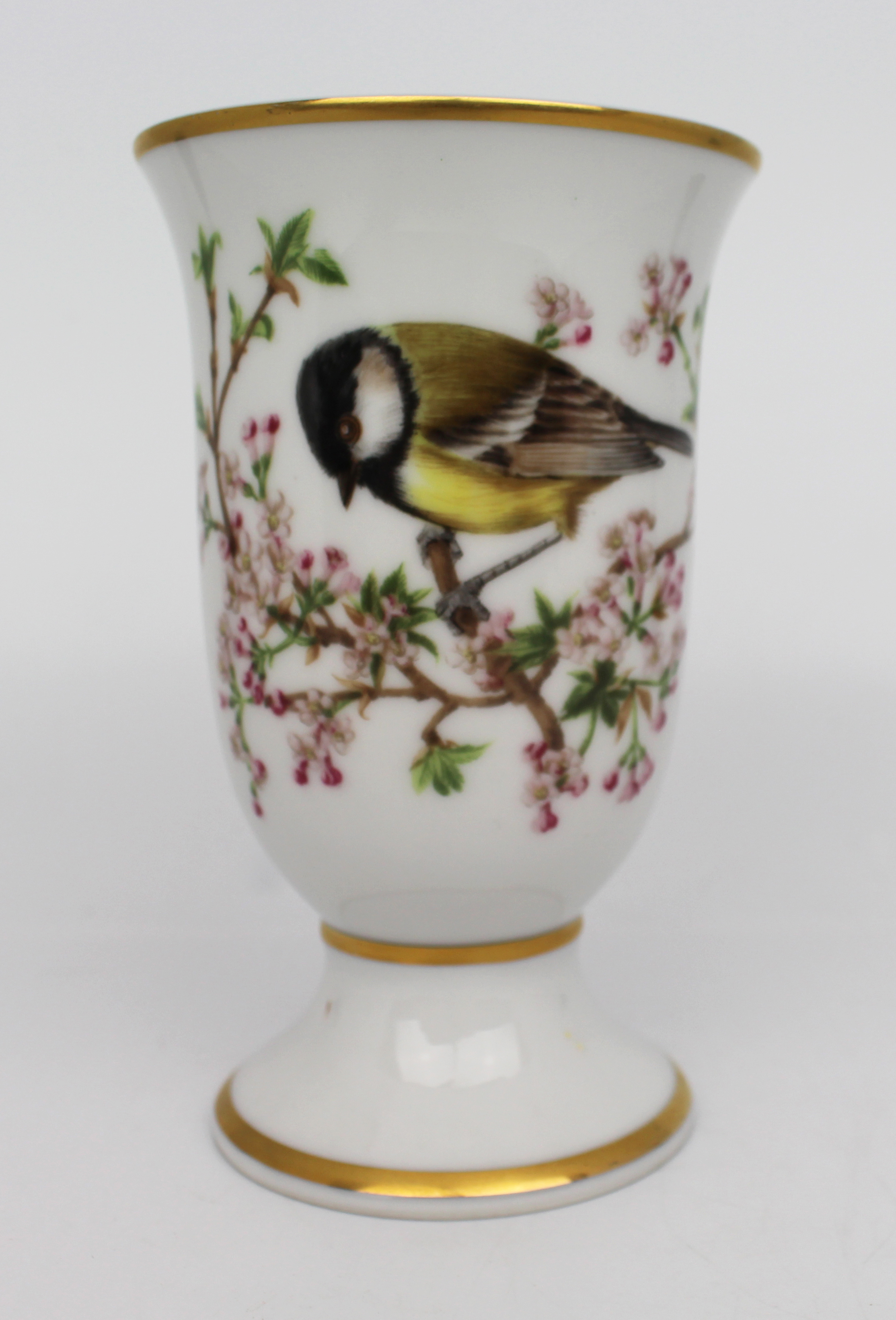 Franklin De Paris Oiseaux Chanteurs Vase Marsh Tits - Image 2 of 4