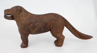 Antique Victorian Iron Dog Nutcracker