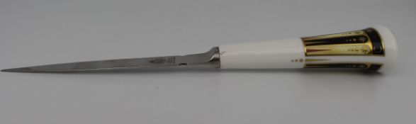 Royal Worcester Celebration 2001 Letter Opener