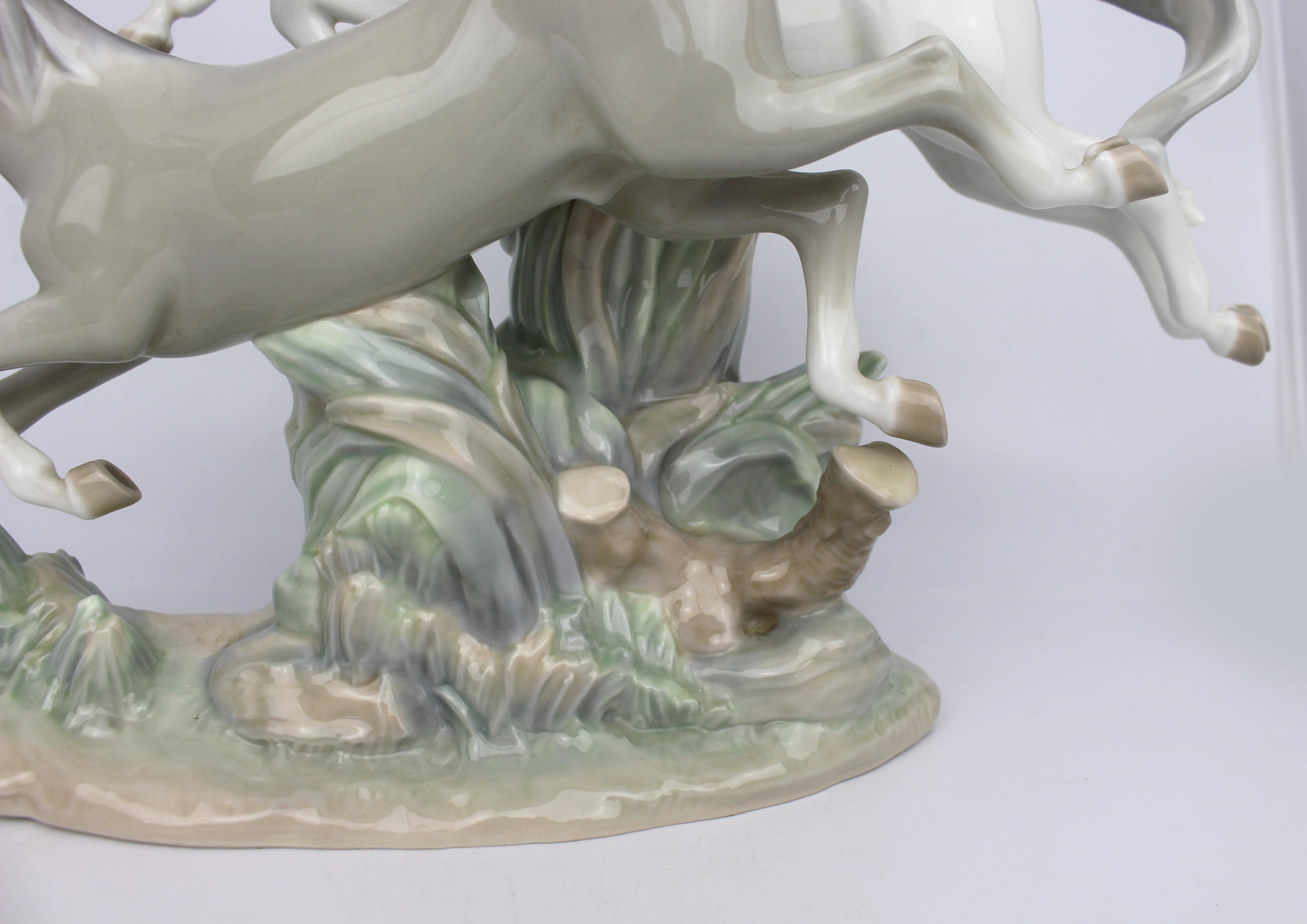 Lladro Horse Group Sculpture - Image 4 of 4