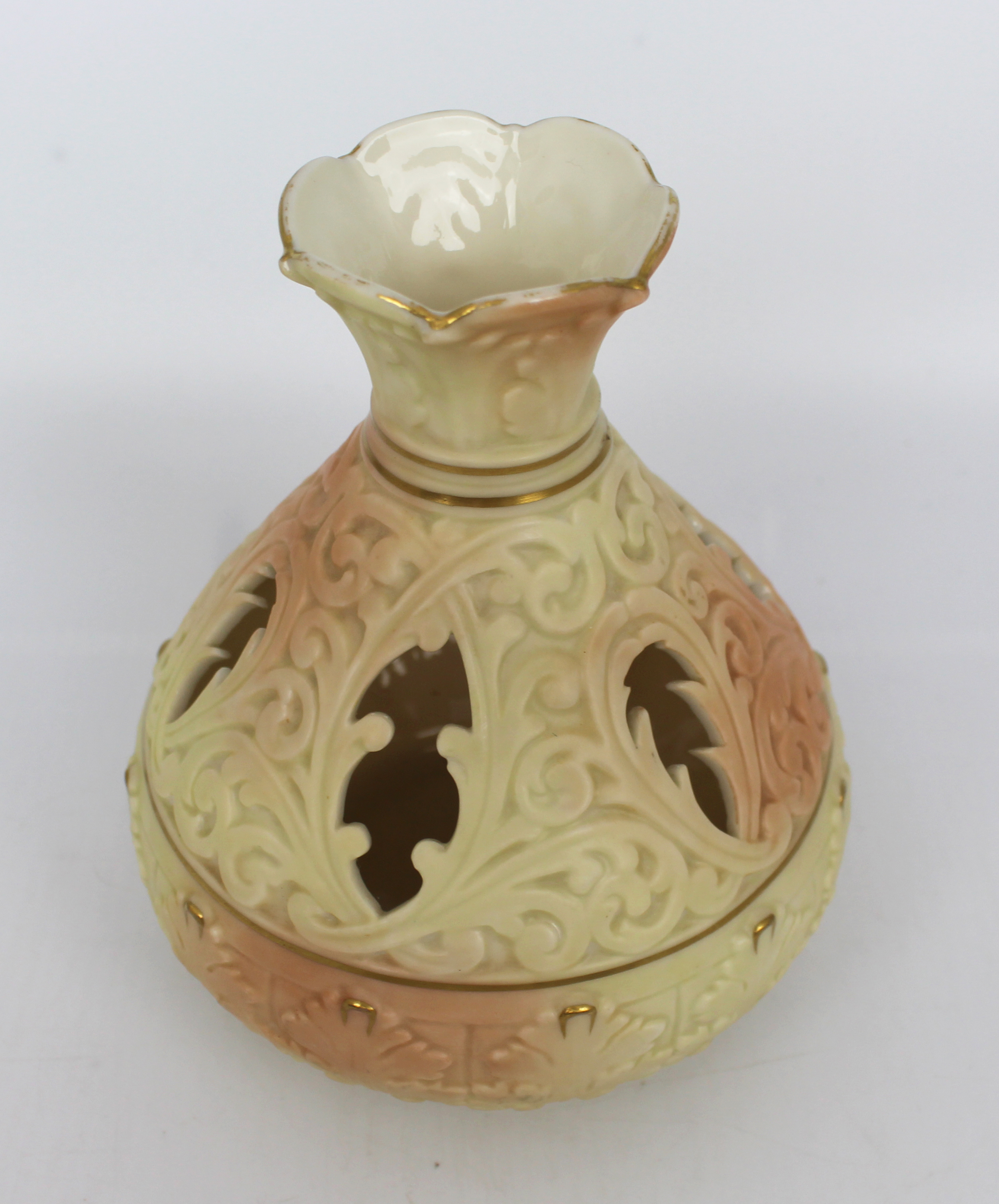 Locke & Co. Worcester Pot Pourri Vase c.1900 - Image 2 of 4