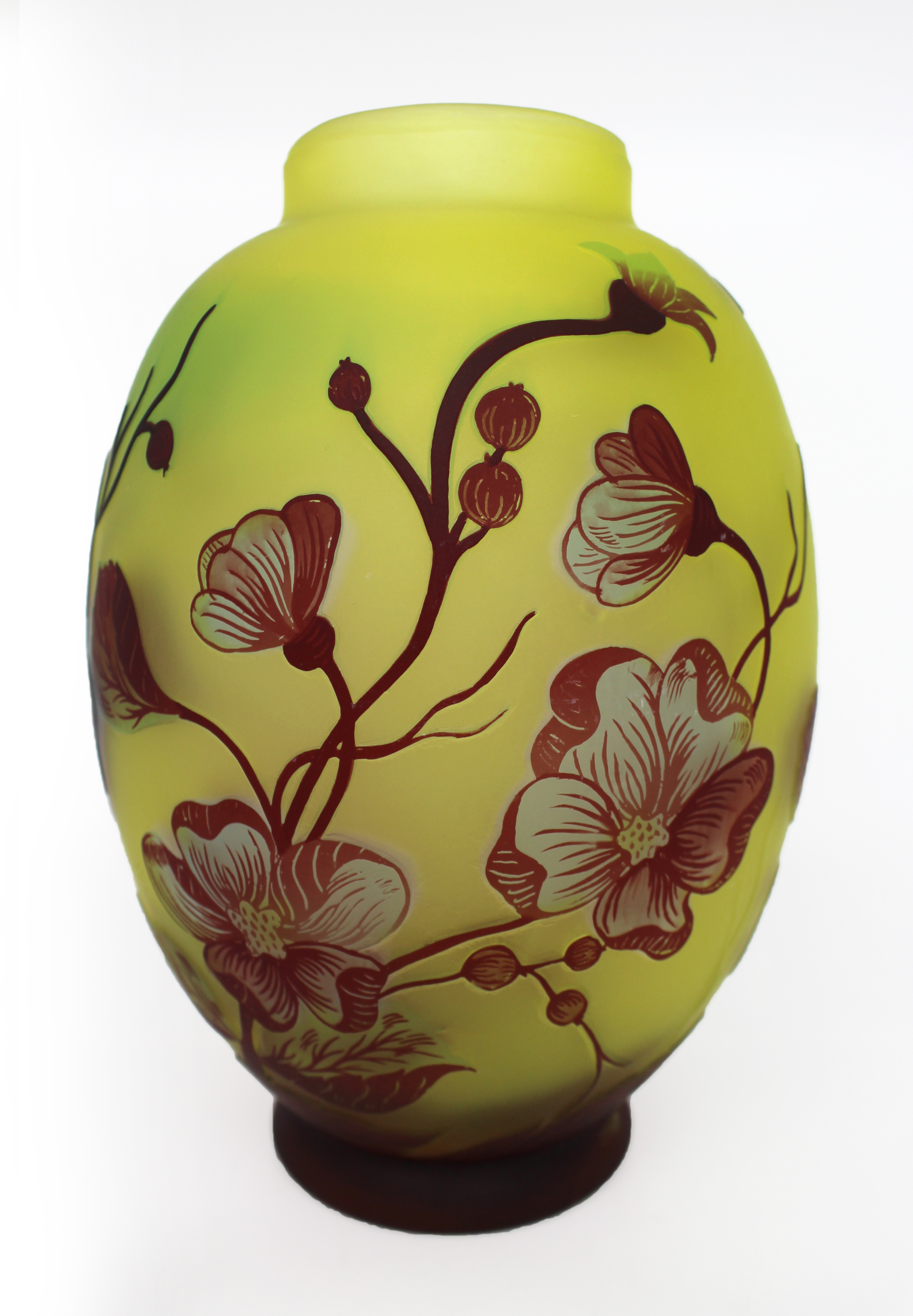 Tip Gallé Art Nouveau Style Vase - Image 3 of 6