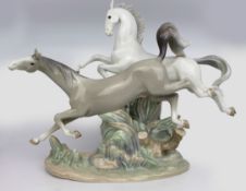 Lladro Horse Group Sculpture