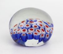 Vintage Glass Millefiori Paperweight