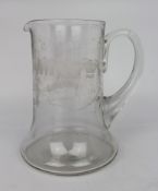 Edwardian Exhibition Glass Tankard