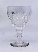 Set of 12 Royal Brierley "Elizabeth" Cut Dessert Wine Glasses