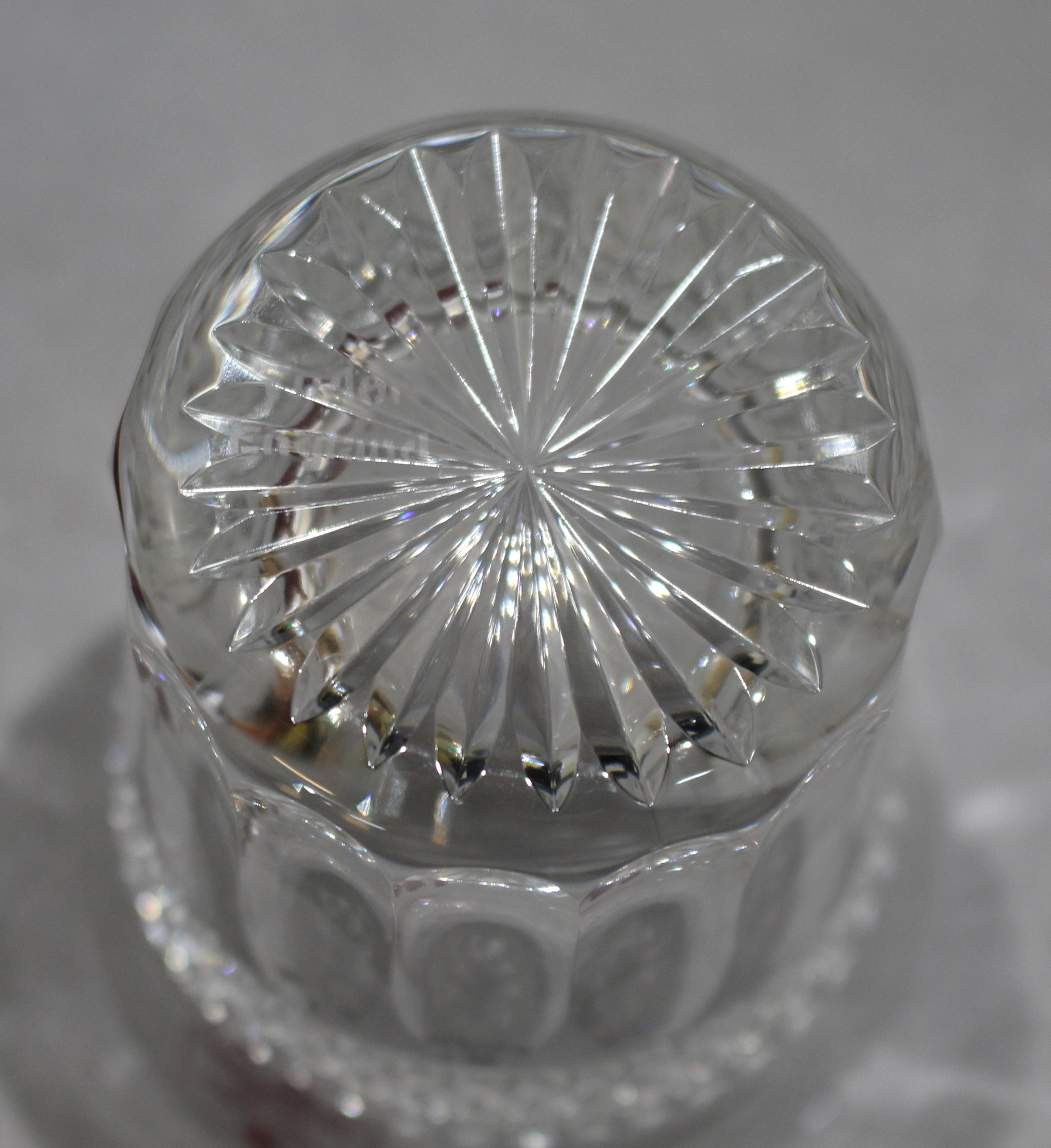 Set of 6 Tudor Crystal Tumblers - Image 4 of 6