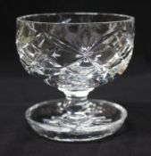 Set of 6 Vintage Cut Glass Crystal Sundae Dishes