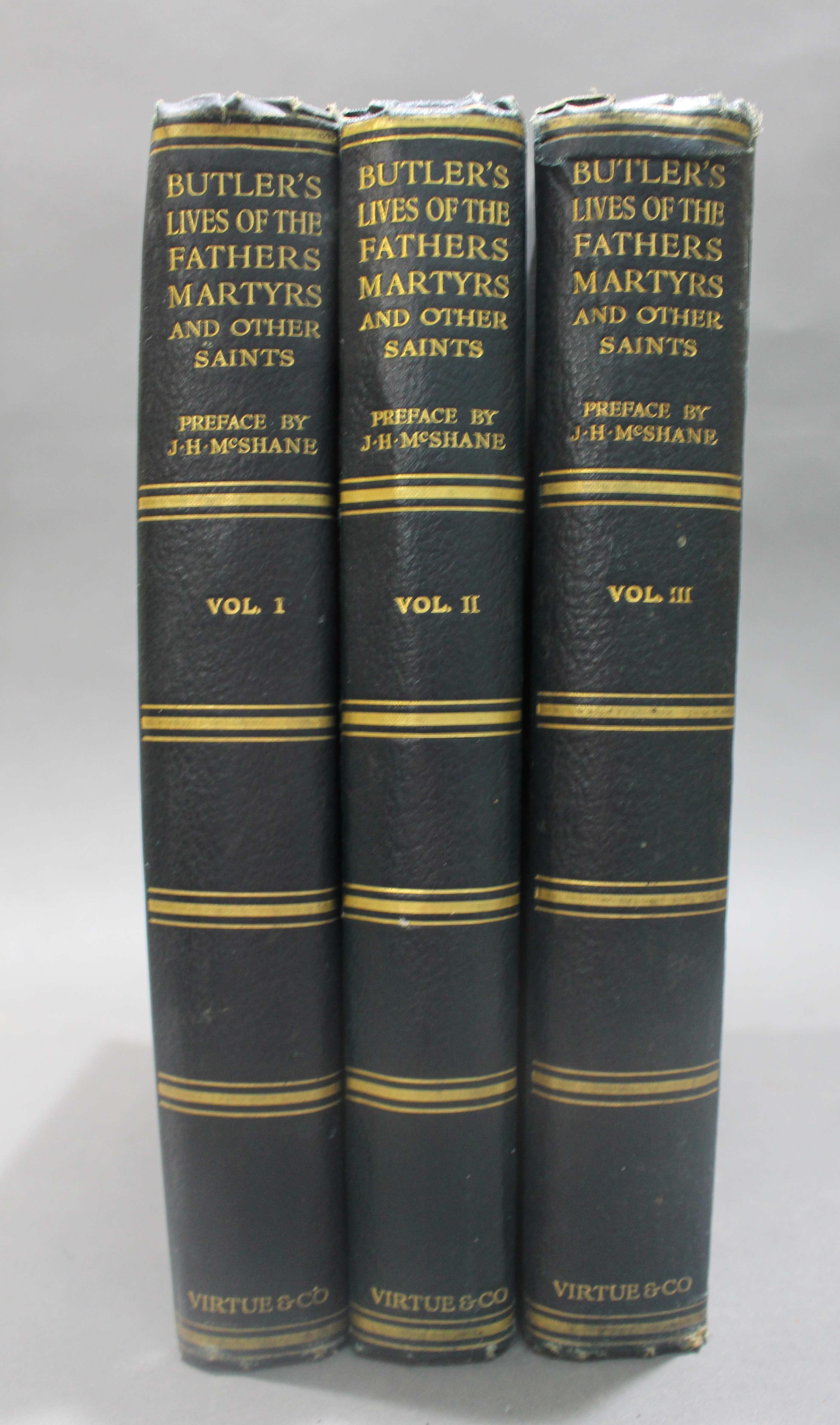 Butler's Lives of the Fathers Martyrs and other Saints Virtue & Co 3 Volumes - Image 3 of 5