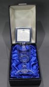 Cased Stuart Crystal Commemorative Silver Jubillee Goblet