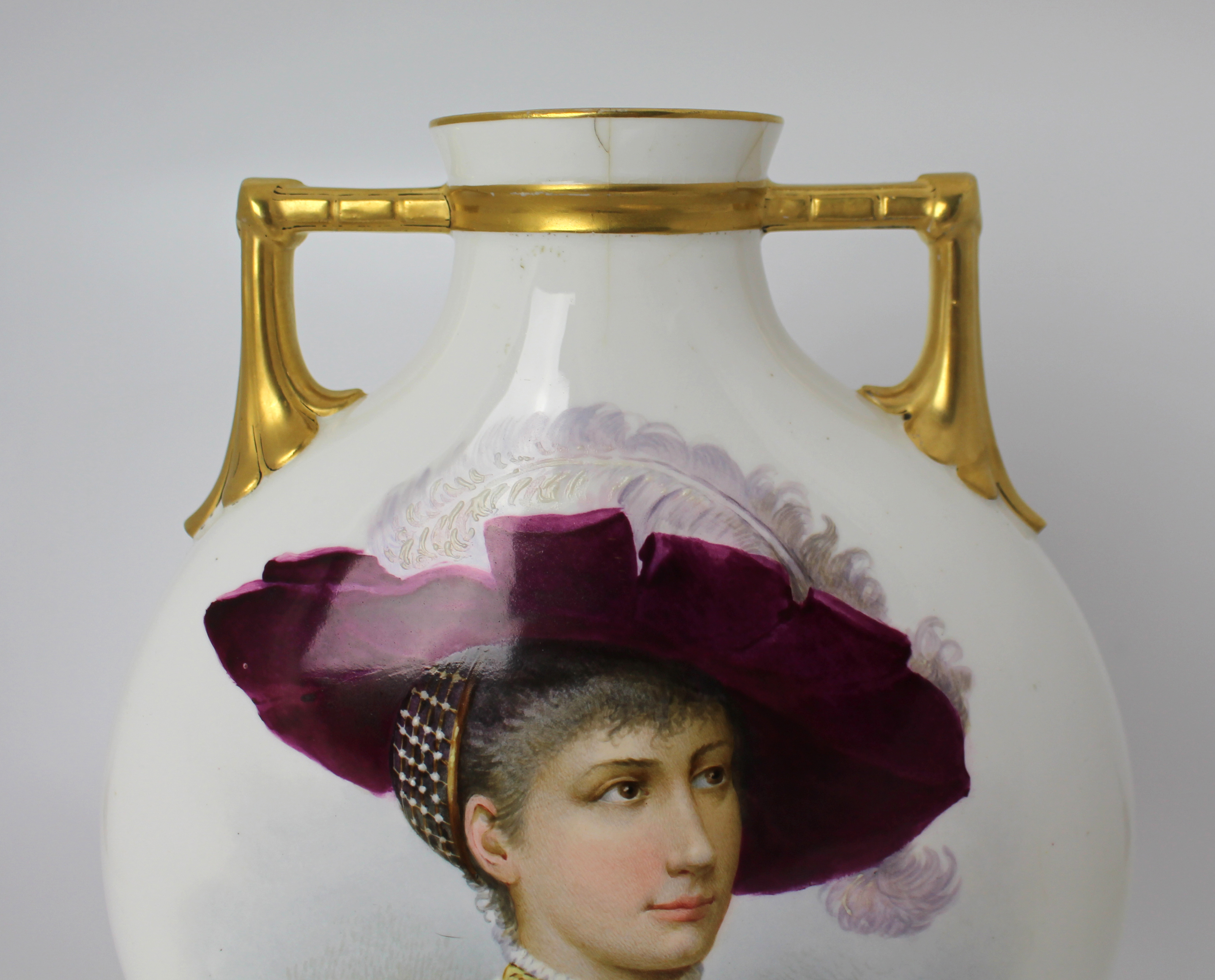 Fine Victorian Minton Moon Flask c.1890 - Image 4 of 10