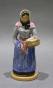 Lady with Basket Figurine RomeDenmark Amager