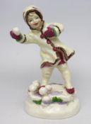 Royal Worcester Months of the Year Figurine December 3458