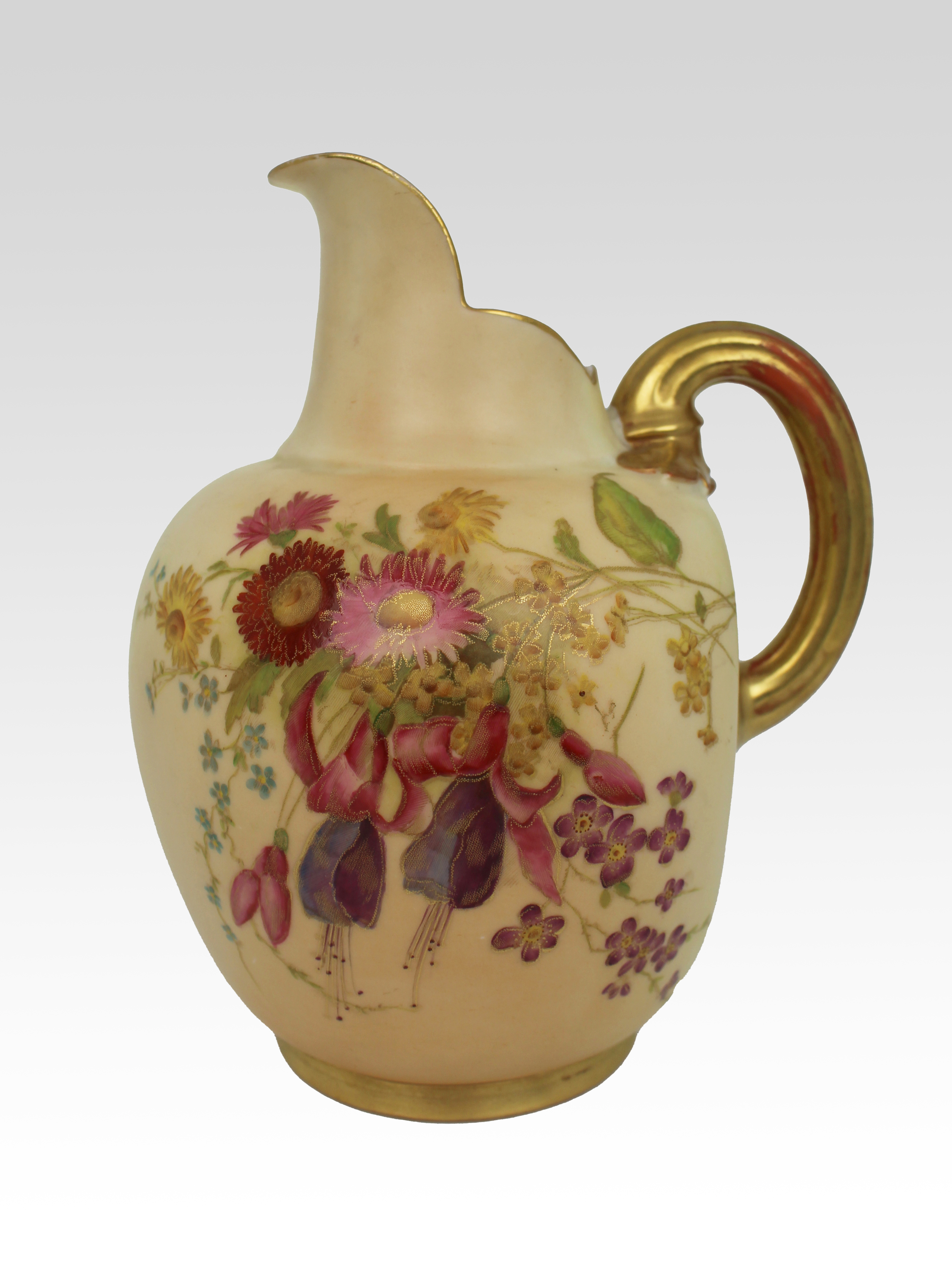 Royal Worcester Blush Ewer 1897