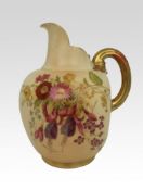 Royal Worcester Blush Ewer 1897