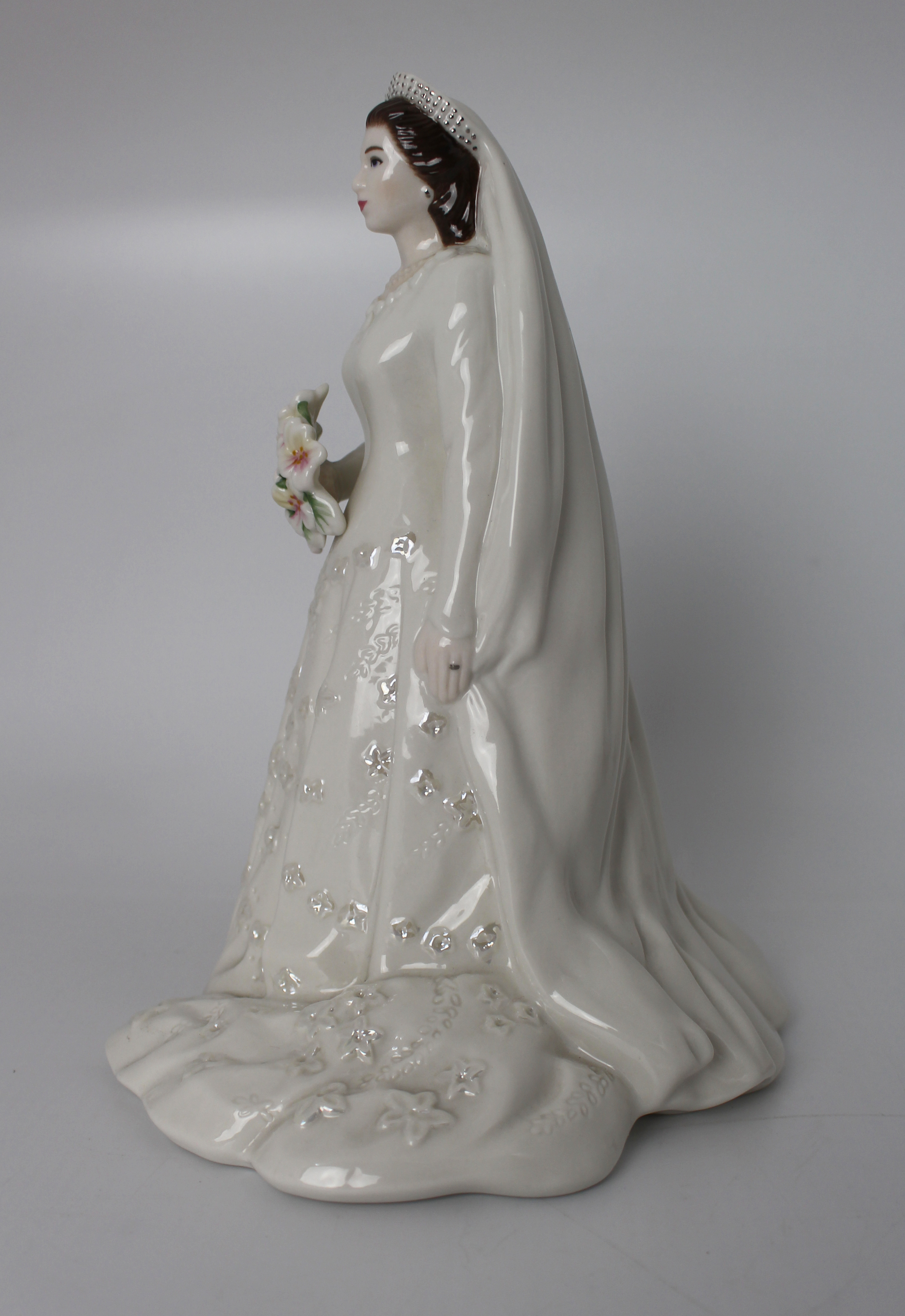 Royal Worcester Elizabeth II Wedding Figurine - Image 2 of 5