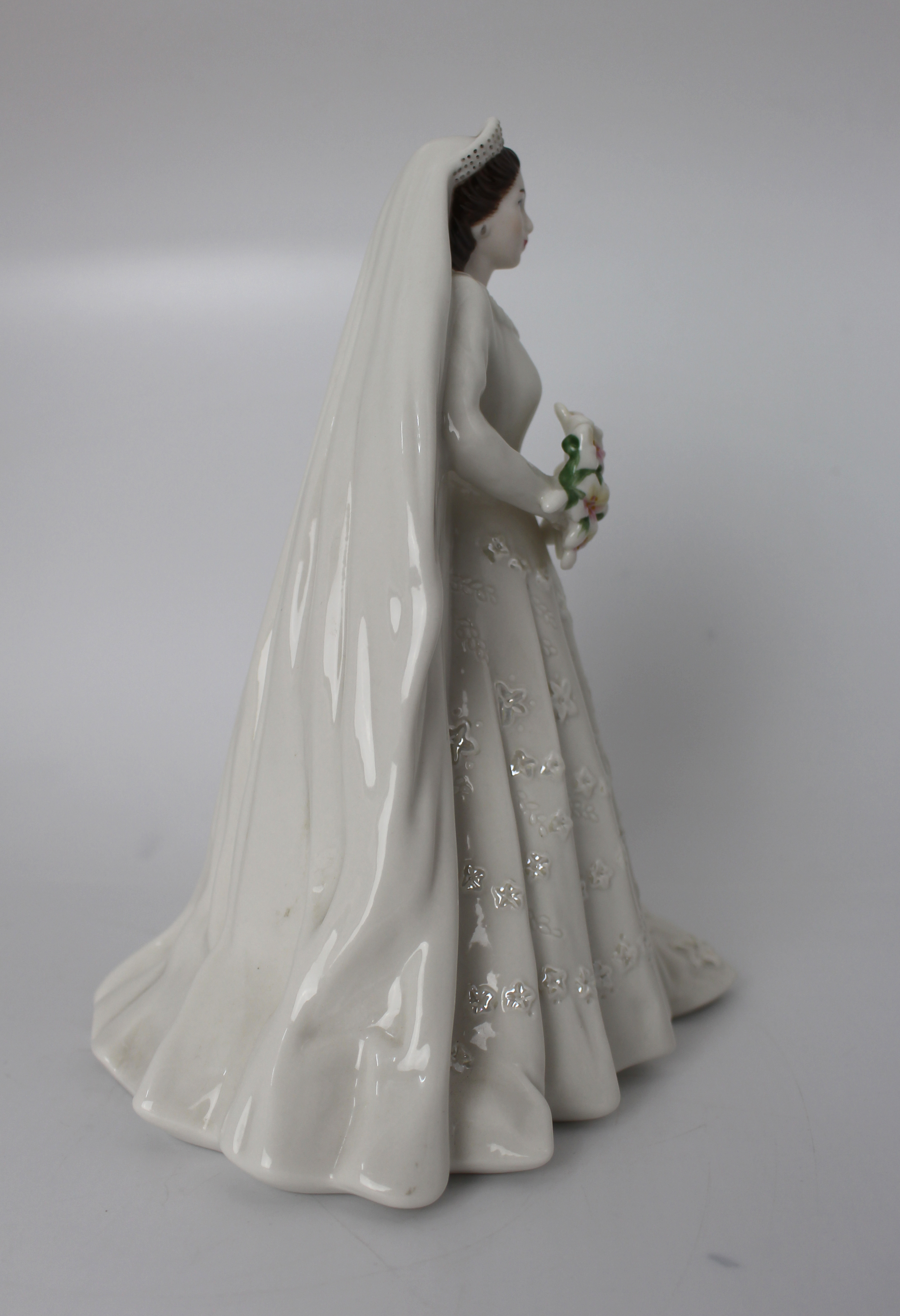 Royal Worcester Elizabeth II Wedding Figurine - Image 3 of 5