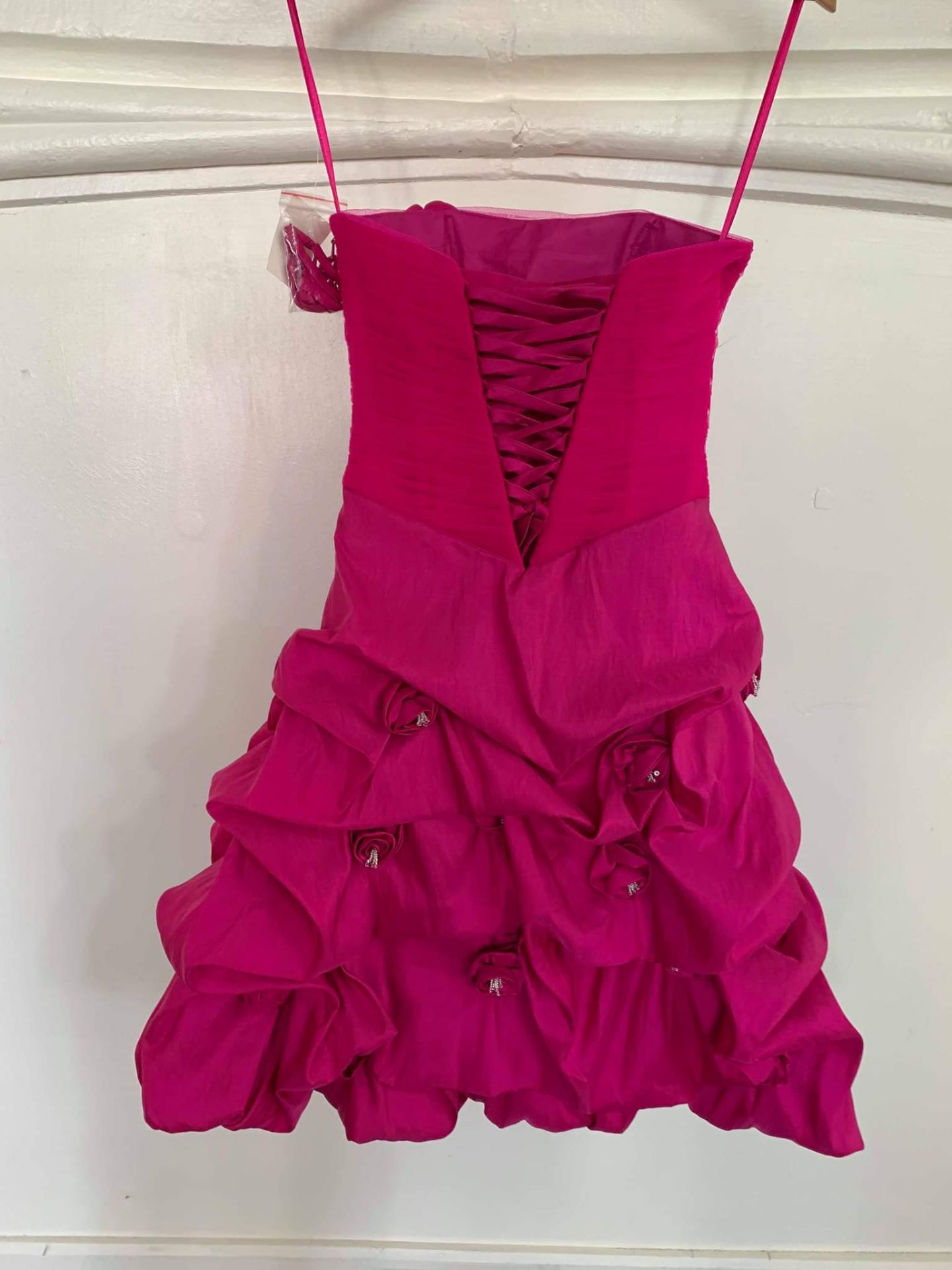 Ruby Prom Short Prom Dress Pink Size 8-10 - Image 2 of 2