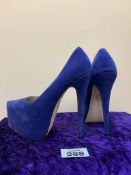 Blue Suede Shoes Size 7