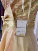 Ruby Prom Dress 3042 Yellow Short Size 4