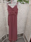 Alexia Prom Dress Child Approx. 10-12 Deep Rose