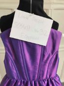 Hilary Morgan Purple Flowergirl Dress Size 22 RRP £115