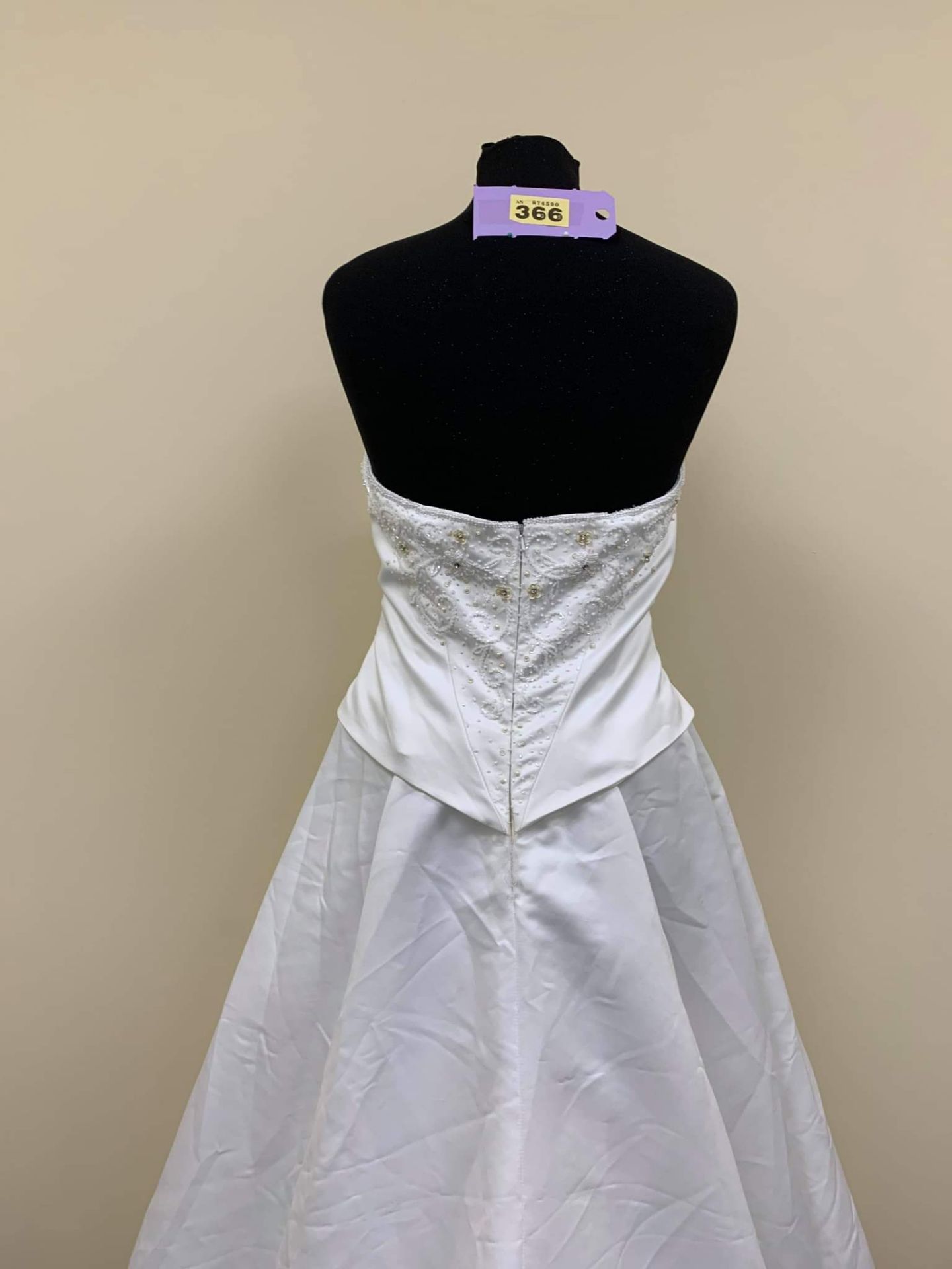 Milano Satin Wedding Dress Approx. Size 12 Ish