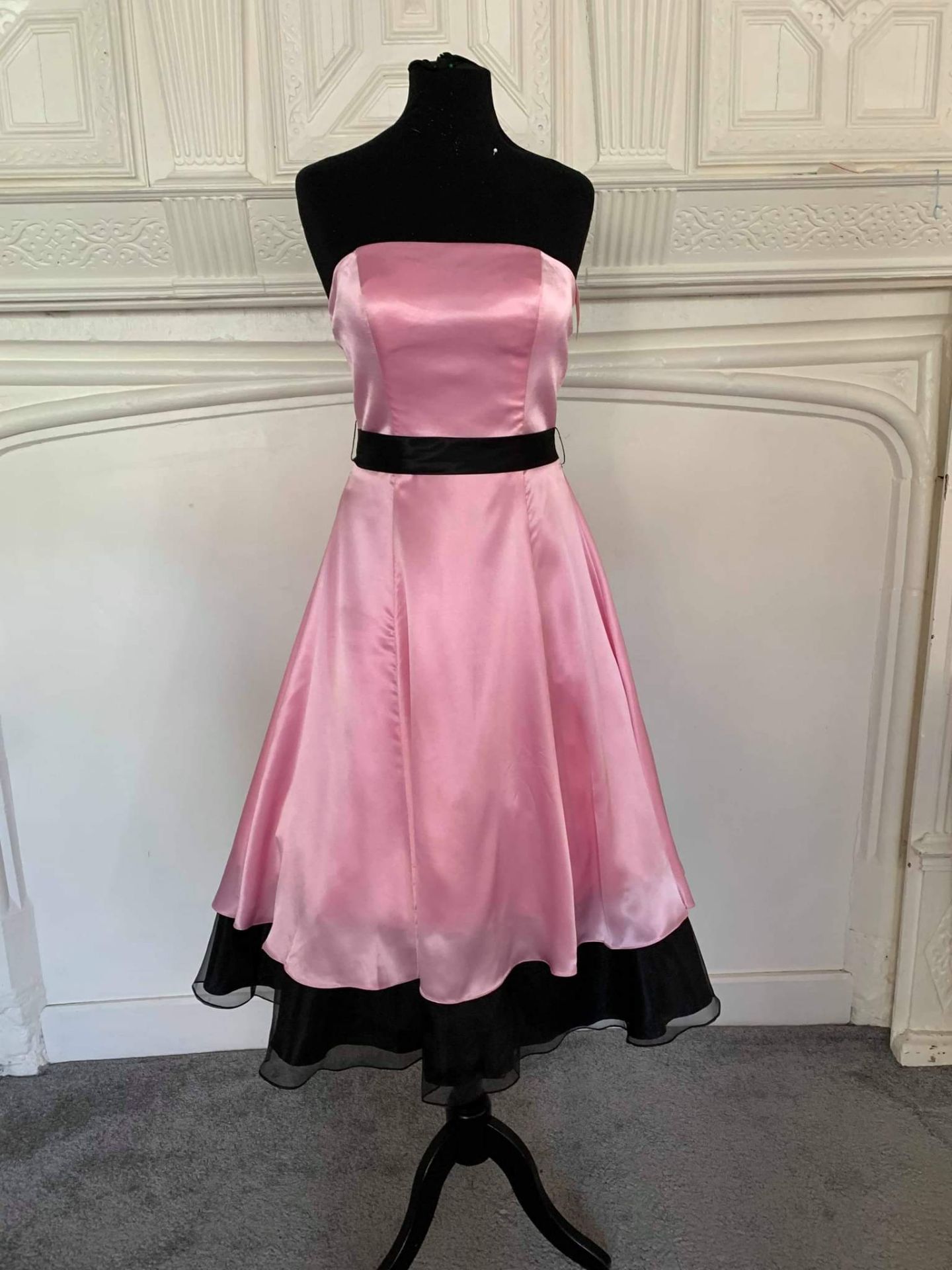 Ruby Prom Dress Small Size Pink and Black - Image 2 of 2