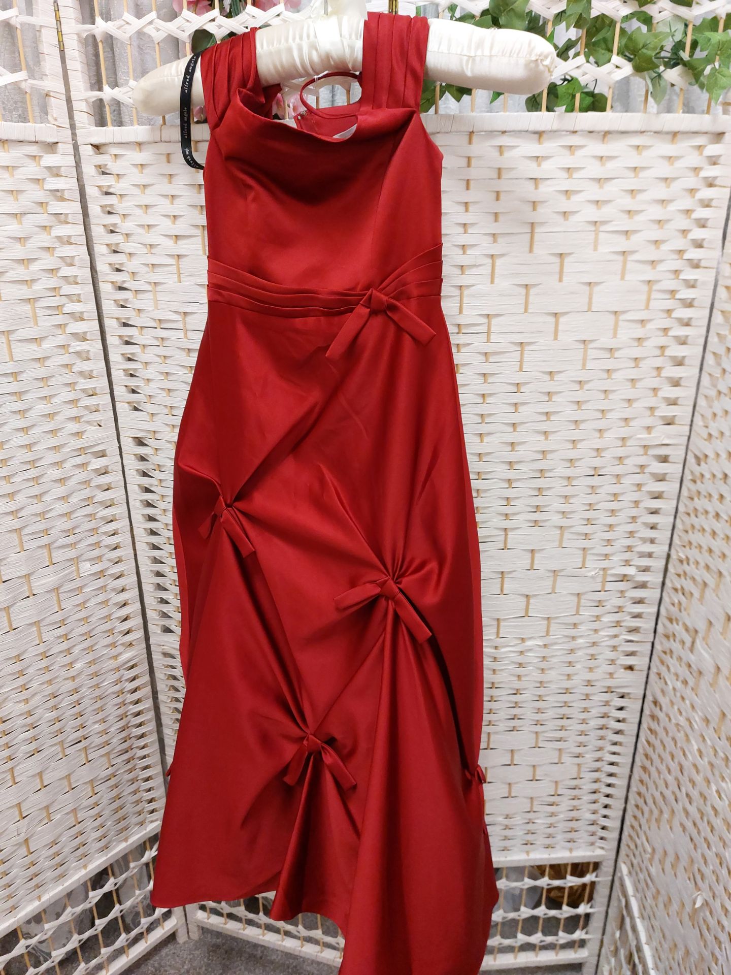 Alfred Angelo Burgundy Dress Age 10