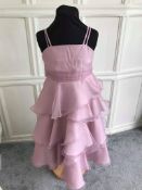 Blush Pink Flouncy Flowergirl Dress Age 6