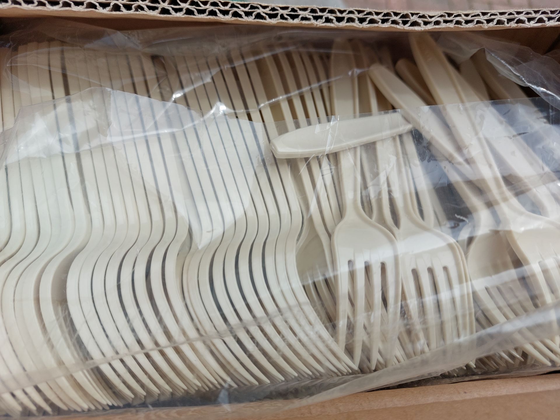 Plastic Knives and Forks - Box of 200 of Each
