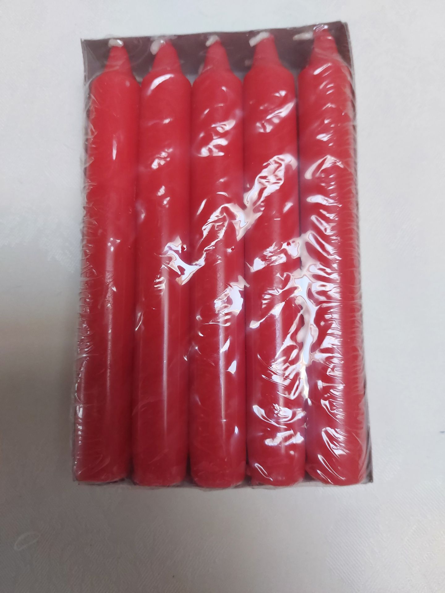 Box of 10 Red Candles x 2 - Image 2 of 3