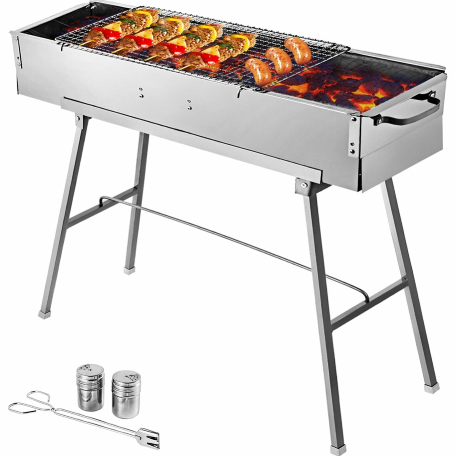 Stainless Steel Commercial Charcoal Mangal BBQ